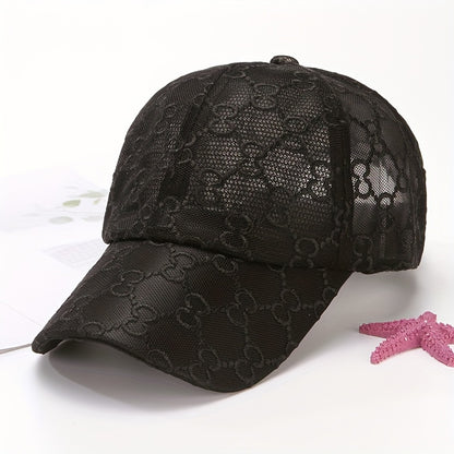 Casquette de baseball en dentelle NOIR 55-59cm 21.65-23.22in