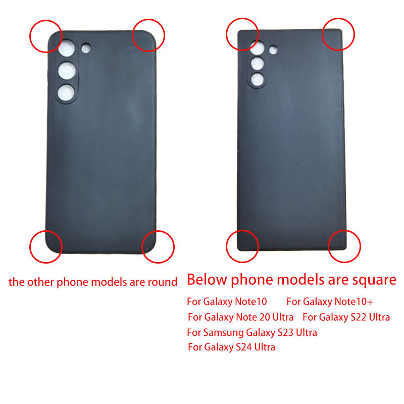 Étui portefeuille White Thread conçu pour différents modèles Samsung