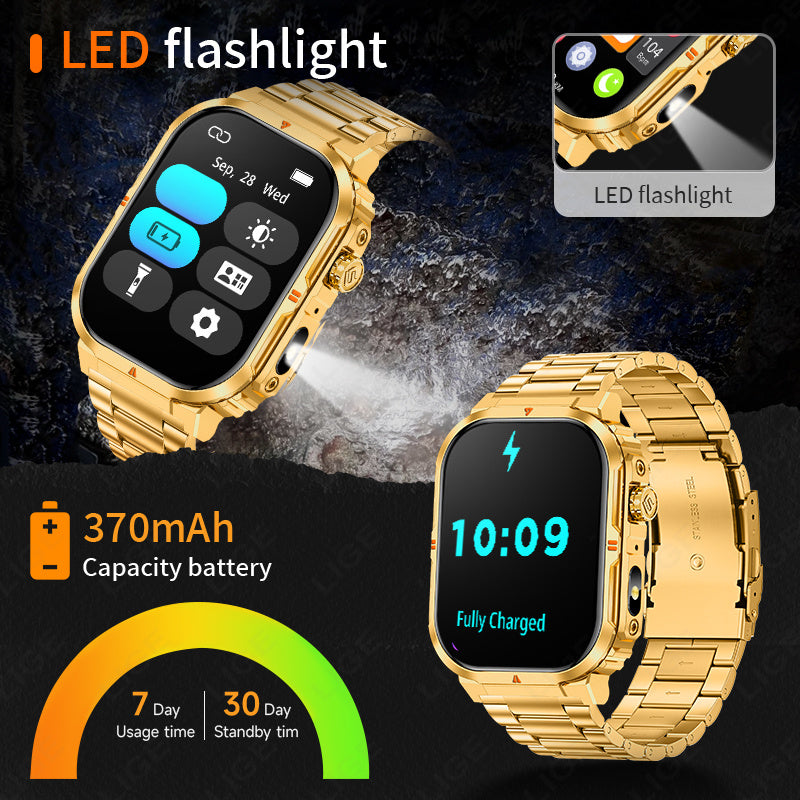 Montre connectée LIGE, montre pour homme, femme