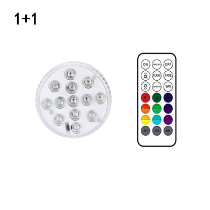 Lampe submersible à 13 LED pour piscine, jardin, fontaine, salle de bain