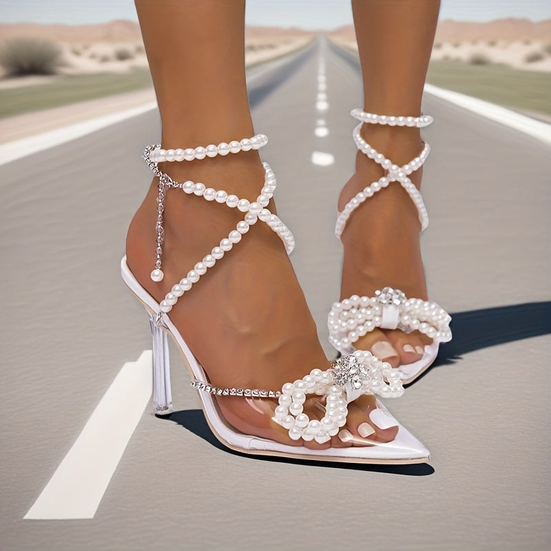 Sandales à talons fins