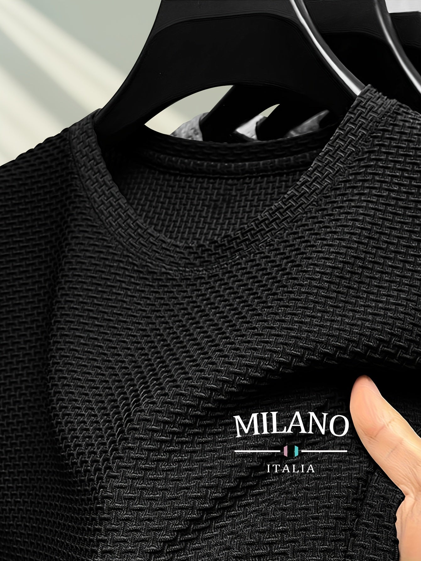 T-shirt à manches courtes et col ras du cou pour homme - Topdecheztop.fr