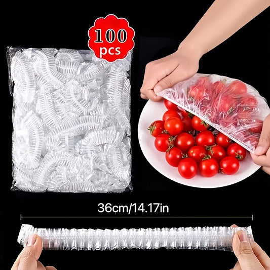 Lot de 100 housses alimentaires jetables, housses de conservation - Topdecheztop.fr
