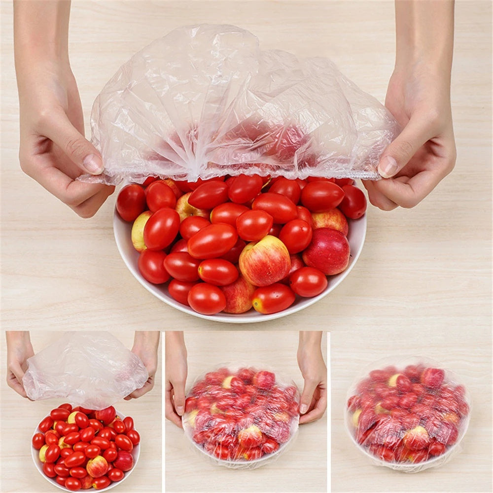 Lot de 100 housses alimentaires jetables, housses de conservation - Topdecheztop.fr