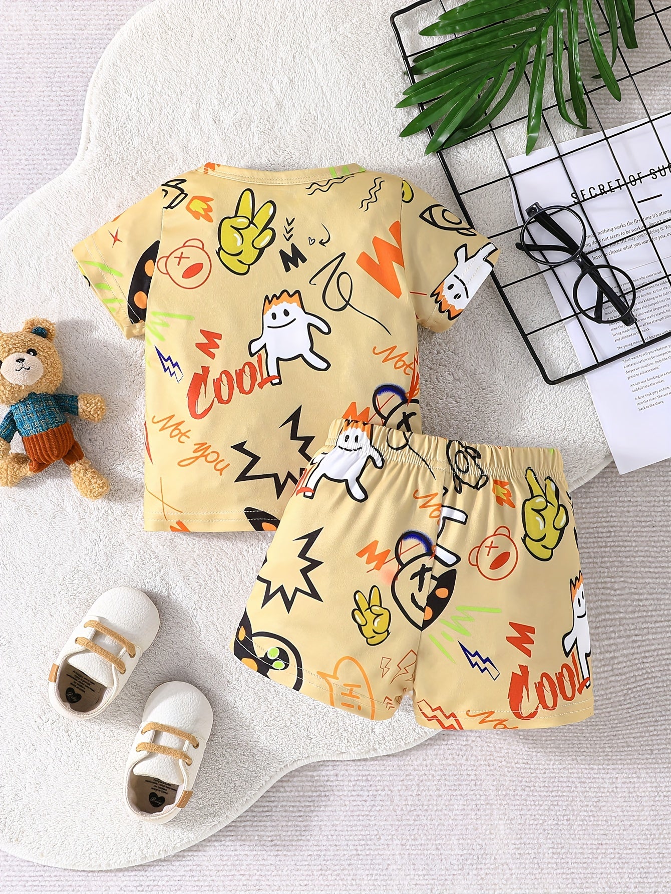 Ensemble 2 pièces d'été pour bébé et tout-petit - Topdecheztop.fr
