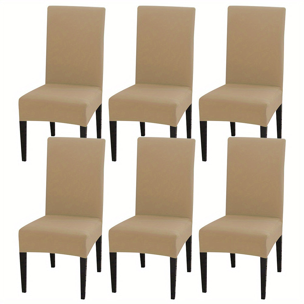 Housses de chaise extensibles en tissu fibreux, style classique - Topdecheztop.fr