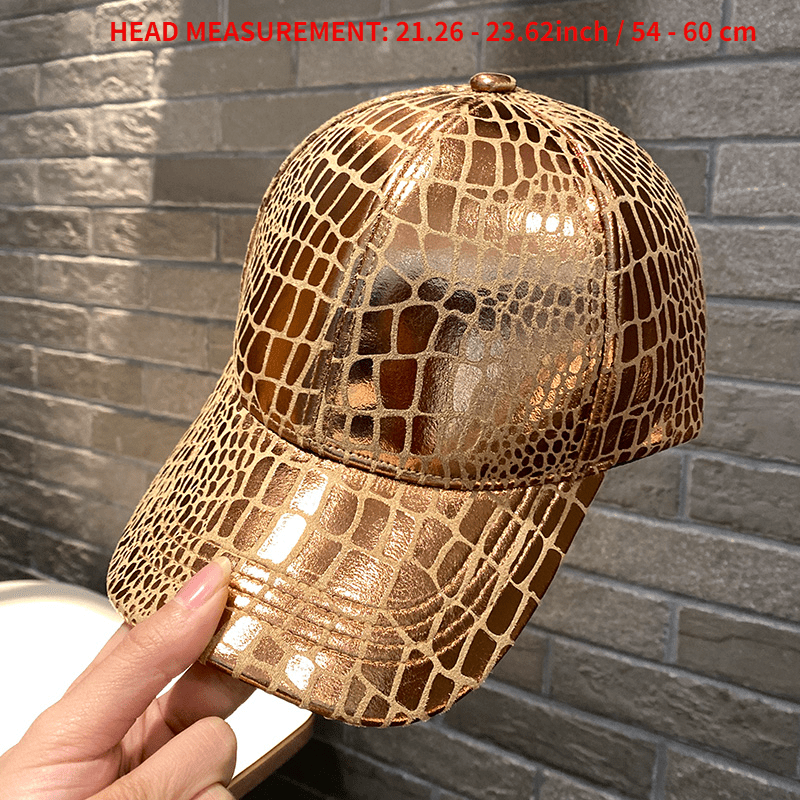Casquettes de baseball à motif crocodile, unisexes - Topdecheztop.fr