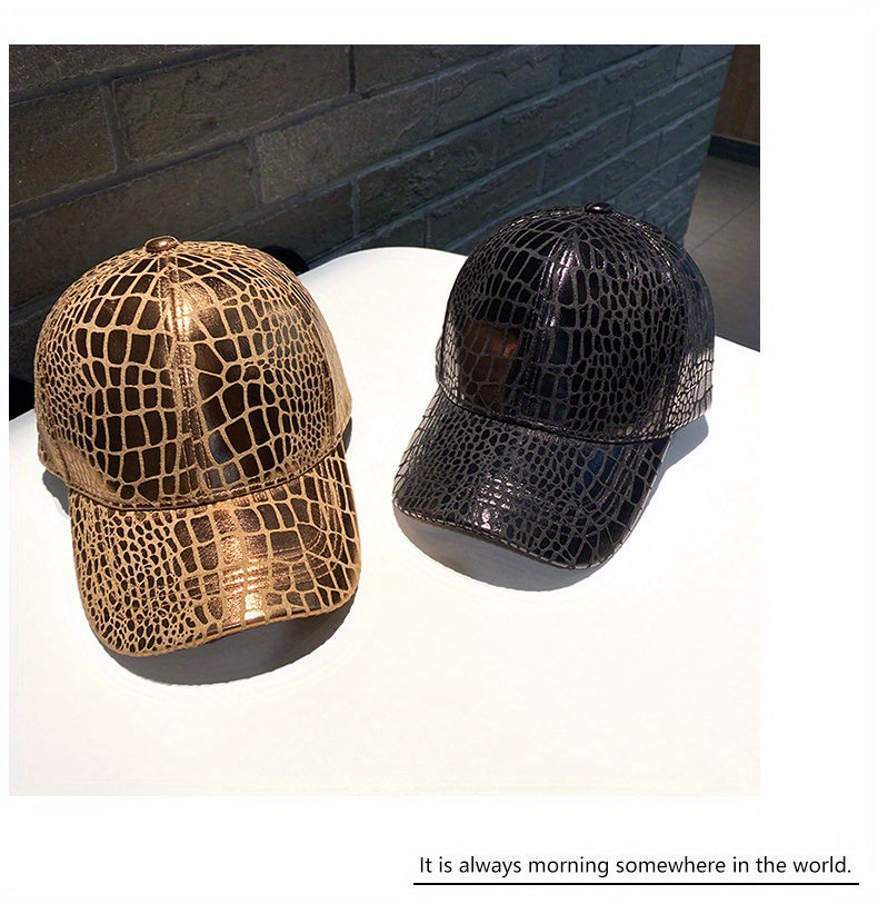 Casquettes de baseball à motif crocodile, unisexes - Topdecheztop.fr