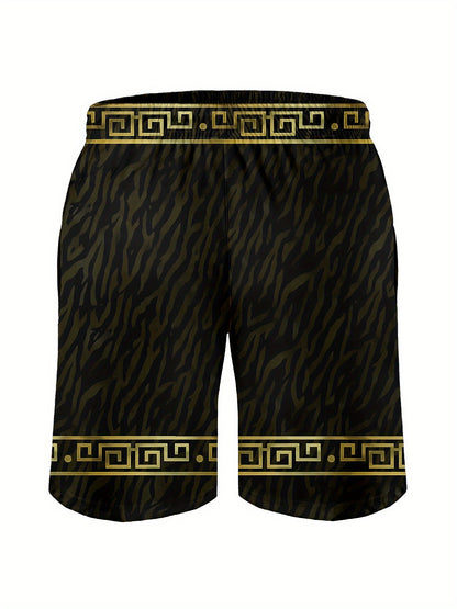 Short à motif lion pour homme