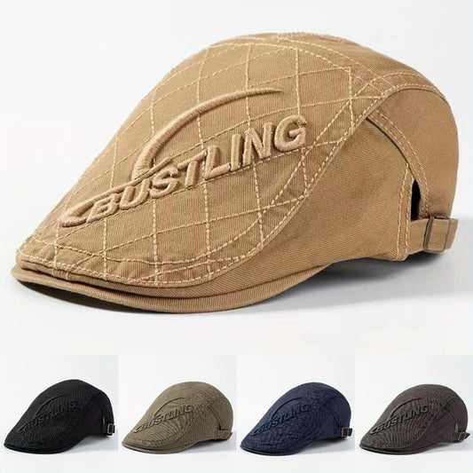 Casquette béret en coton d'inspiration vintage élégante