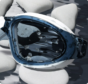 Lunettes de natation et  bonnet de bain