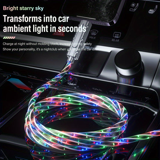 Câble de charge rapide LED multicolore - Topdecheztop.fr