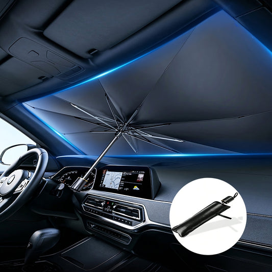 Pare-soleil pliable et portable pour pare-brise de voiture, 140 x 80 cm - Topdecheztop.fr