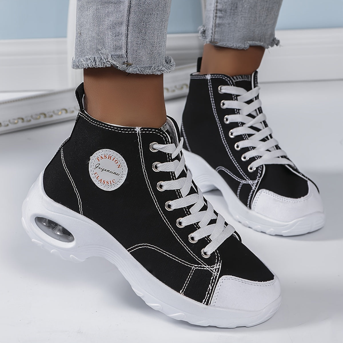 Chaussures femme avec  coussin d'air