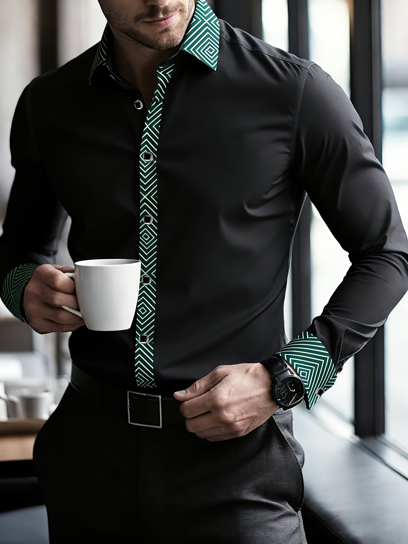 Chemise homme extensible , infroissable