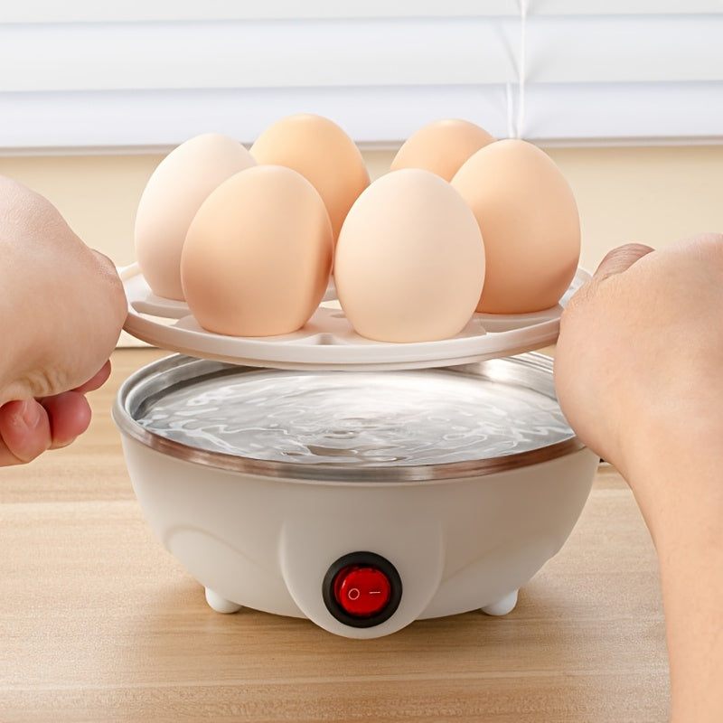 Cuiseur à œufs rapide, un compartiment pour 7 œufs, arrêt automatique