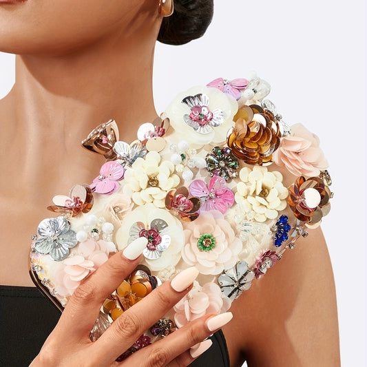 Mini sac de soirée à fleurs - Topdecheztop.fr