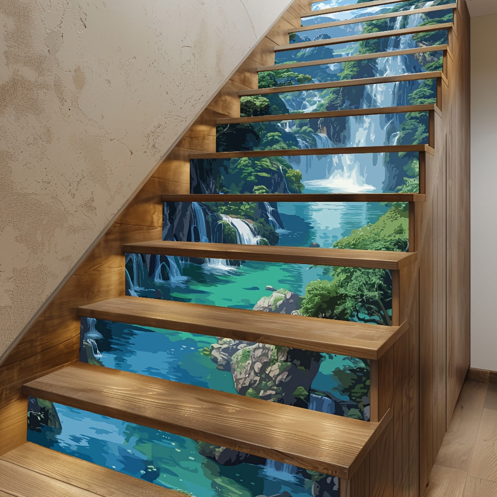 Autocollants pour contremarches d'escalier en vinyle - Autocollants