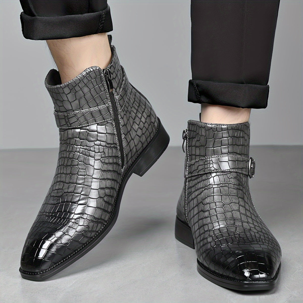 Bottines Chelsea vintage élégantes pour homme - Confortables