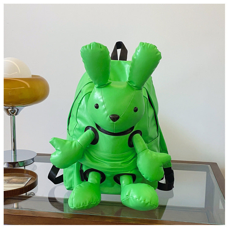 Sac à dos  poupée tendance et cool avec motif lapin