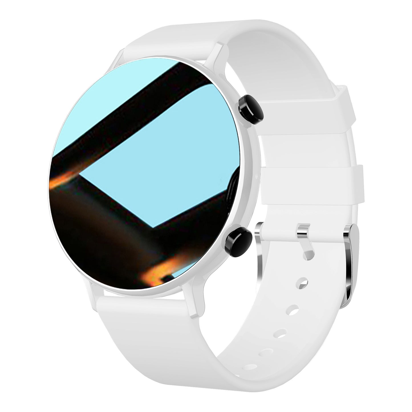 Nouvelle montre de sport multifonction intelligente Opération réussie Bracelet en silicone blanc