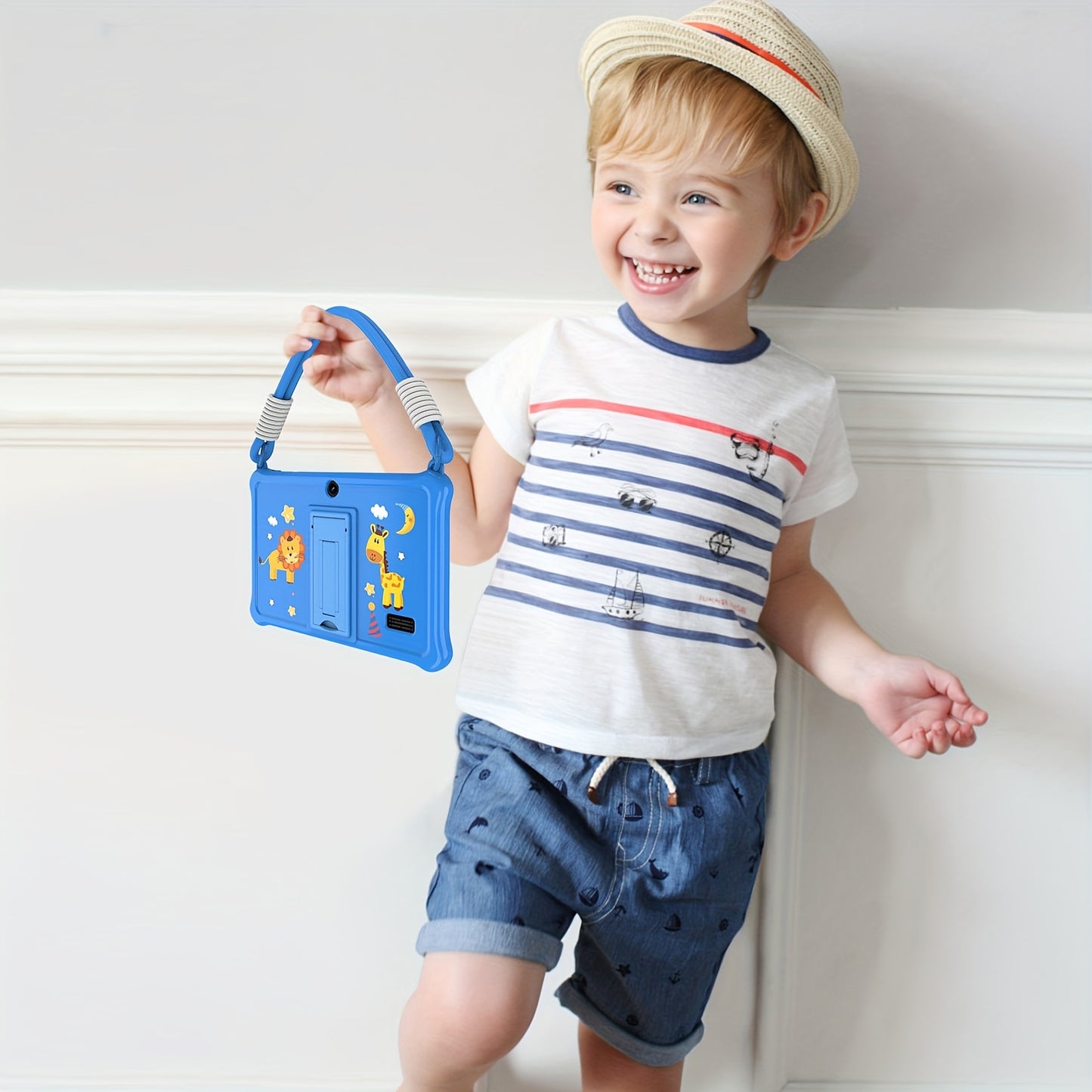 Tablette Android 13 pour enfants, 7 pouces, avec étui de protection