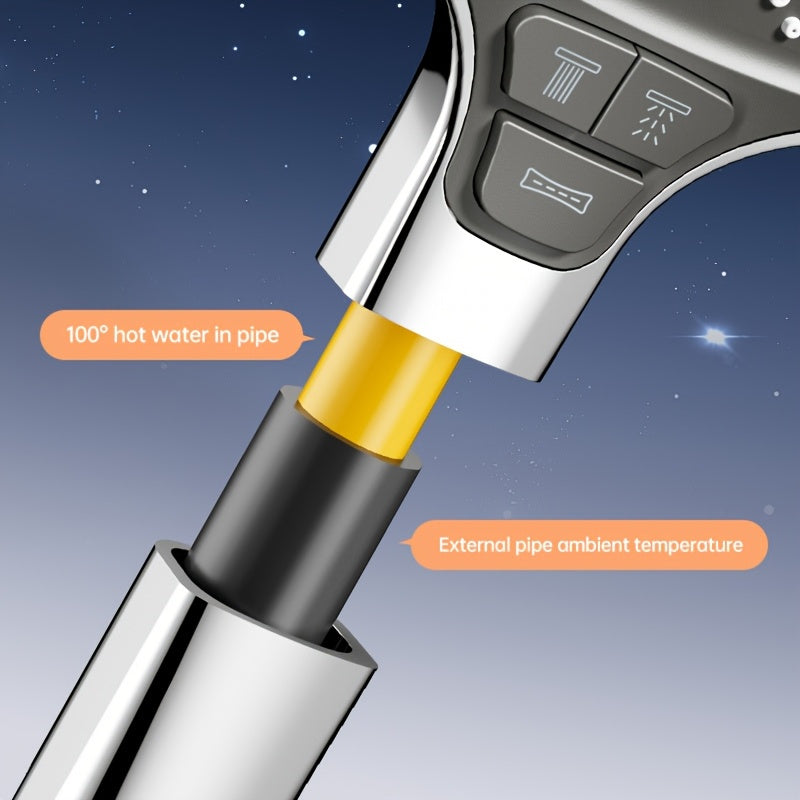 Pommeau de douche Musurjoy 1 pièce à 8 modes avec contrôle de vitesse à 8 positions