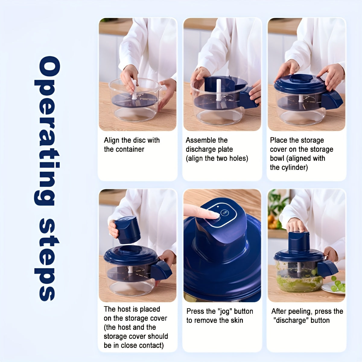 Éplucheur électrique polyvalent conçu pour simplifier la préparation culinaire