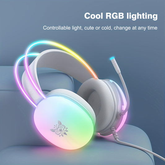 Casque de jeu ONIKUMA X25 : nouveaux écouteurs avec éclairage RGB