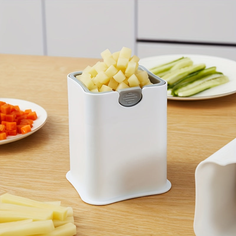 Trancheuse à pommes de terre et coupe-frites en acier inoxydable 49 grilles