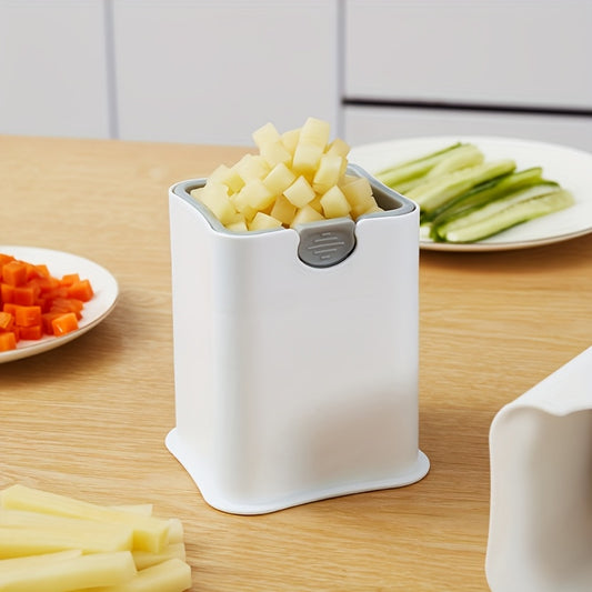 Trancheuse à pommes de terre et coupe-frites en acier inoxydable 49 grilles