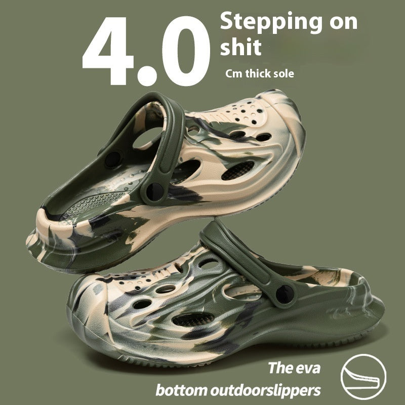 Pantoufles d'extérieur antidérapantes assorties pour hommes