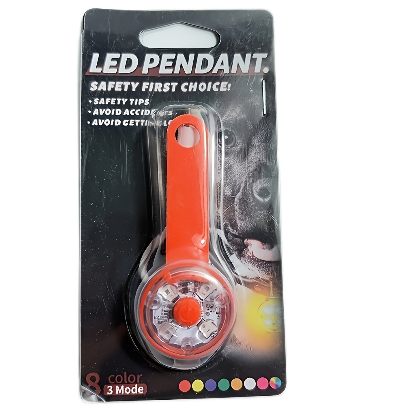 Pendentif rechargeable pour collier pour animal de compagnie (1 pièce)