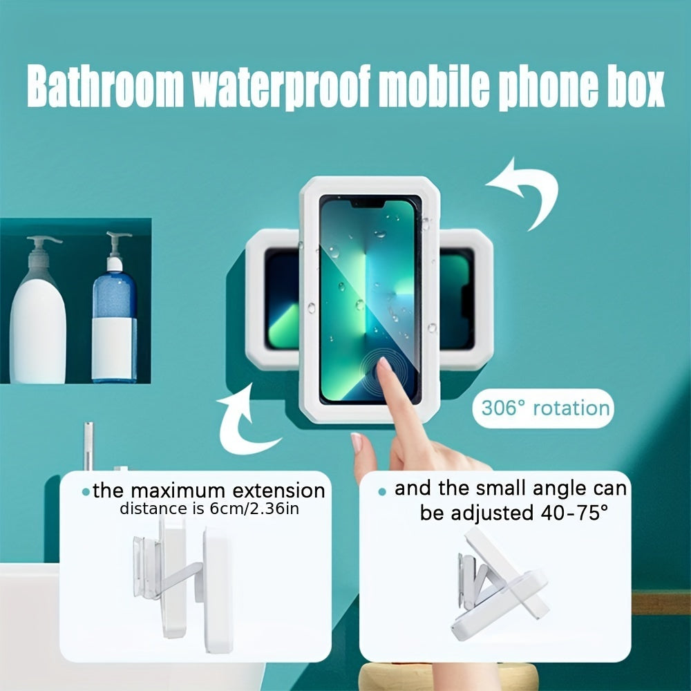 Étui de douche rétractable, rotatif et étanche pour téléphone portable - Topdecheztop.fr