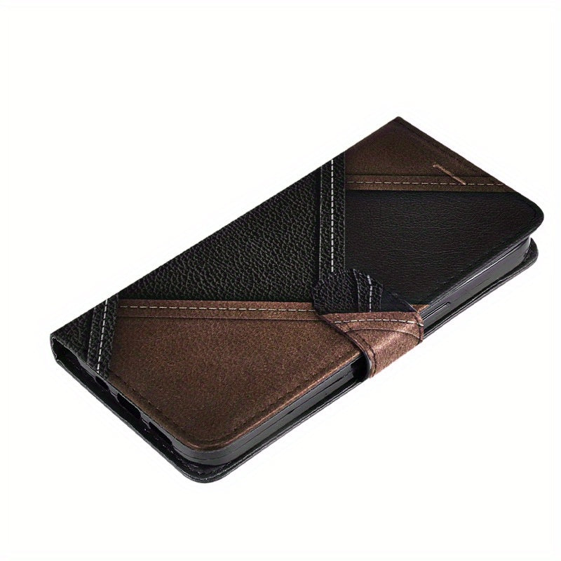 Étui portefeuille White Thread conçu pour différents modèles Samsung