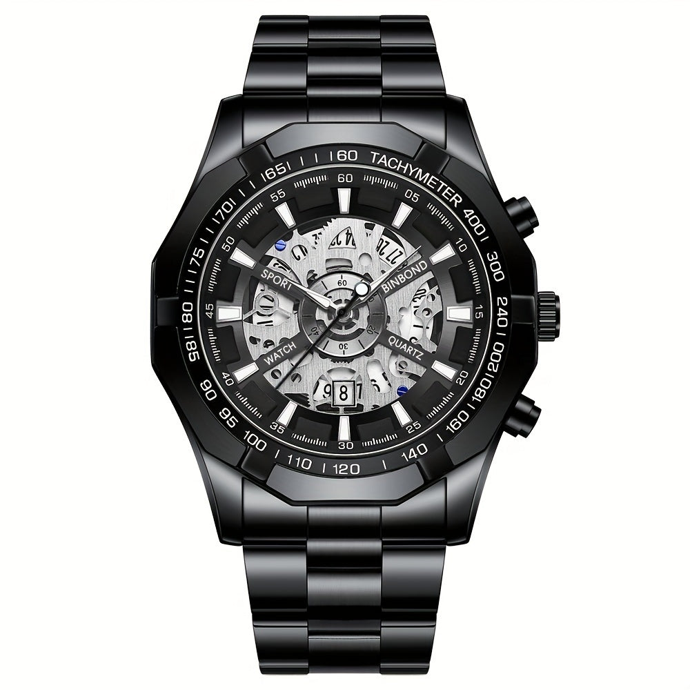 Montre Binbond Hollow Quartz étanche pour homme - Topdecheztop.fr