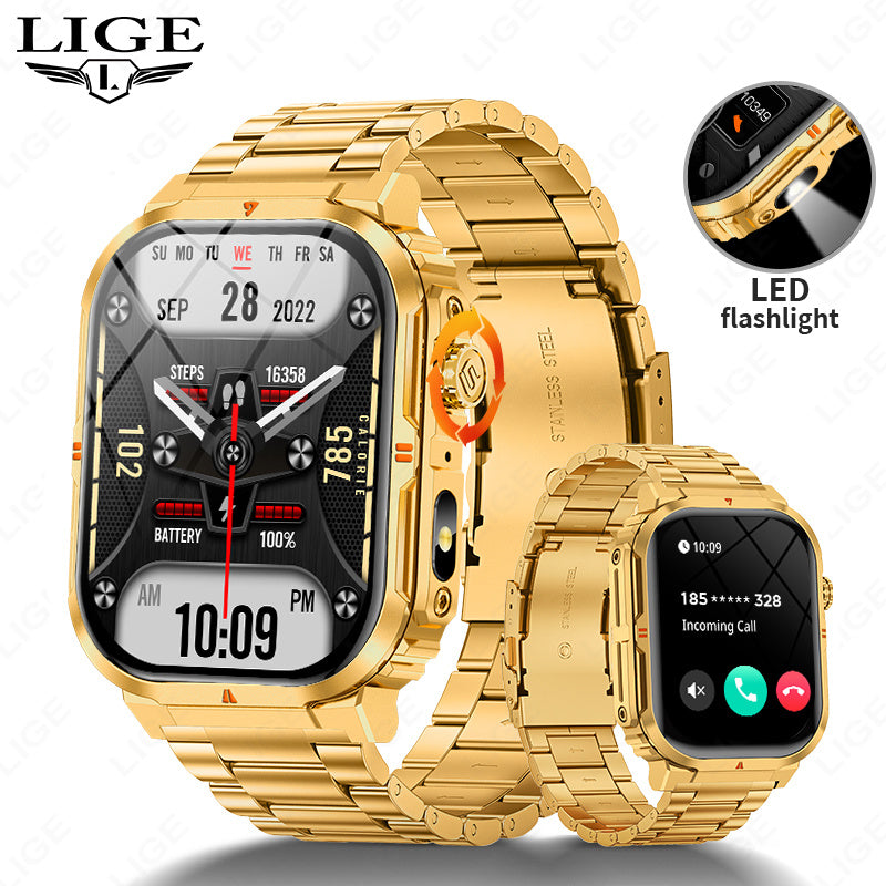 Montre connectée LIGE, montre pour homme, femme