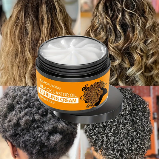Crème Coiffante Élastique pour Cheveux Bouclés