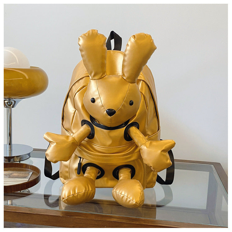 Sac à dos  poupée tendance et cool avec motif lapin