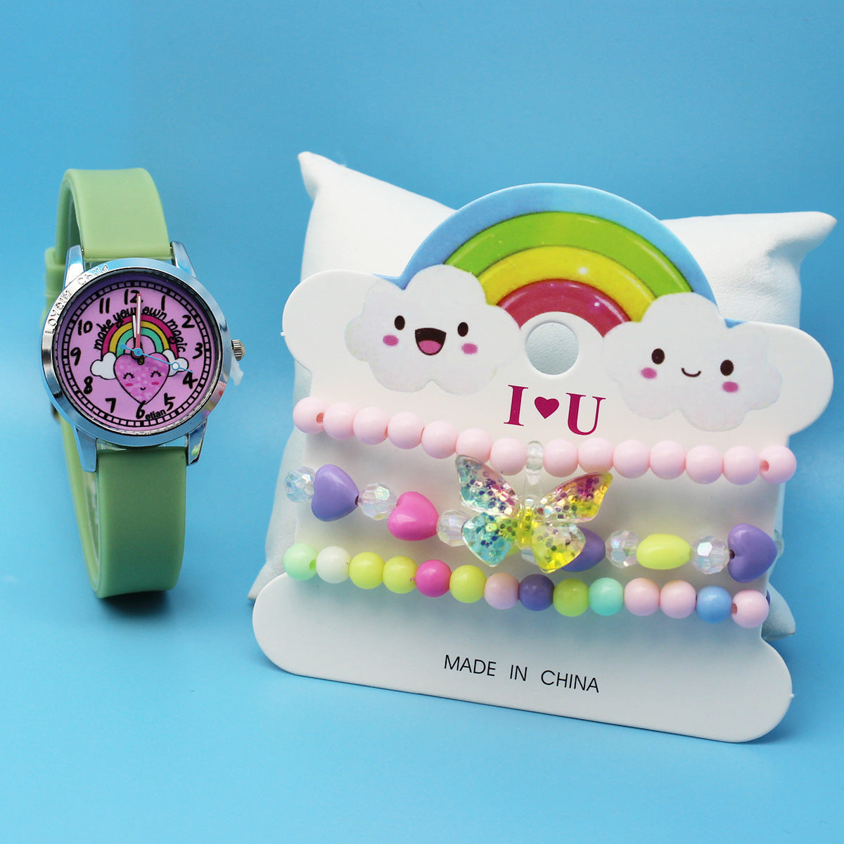 Ensemble de montre de dessin animé mignon pour enfants 5