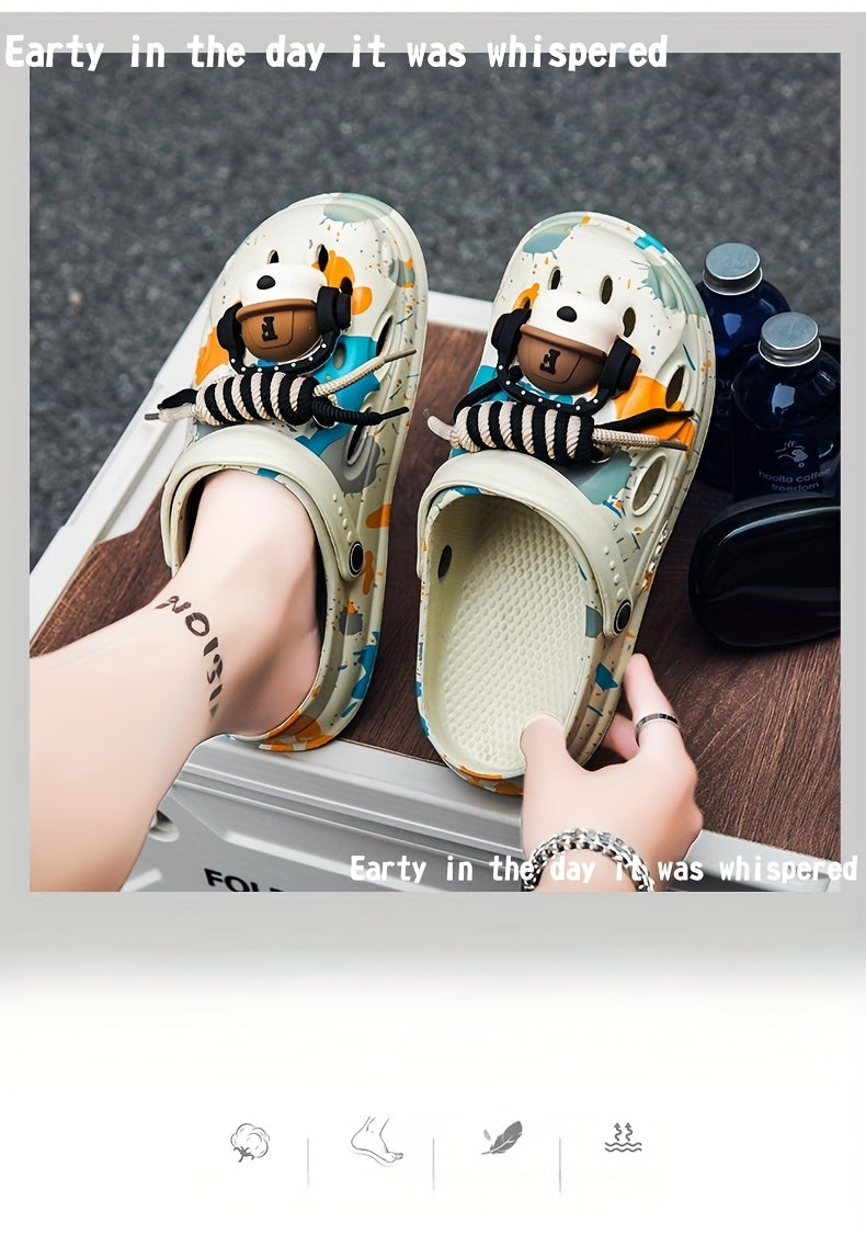 Sabots pour hommes/femmes à semelles épaisses , doux et confortables pour les loisirs de plein air, antidérapants et durables.