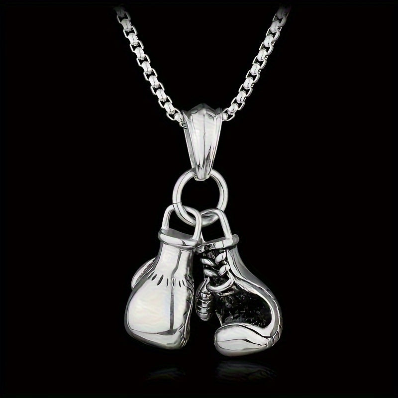 Collier avec pendentif en forme de gants de boxe - Topdecheztop.fr