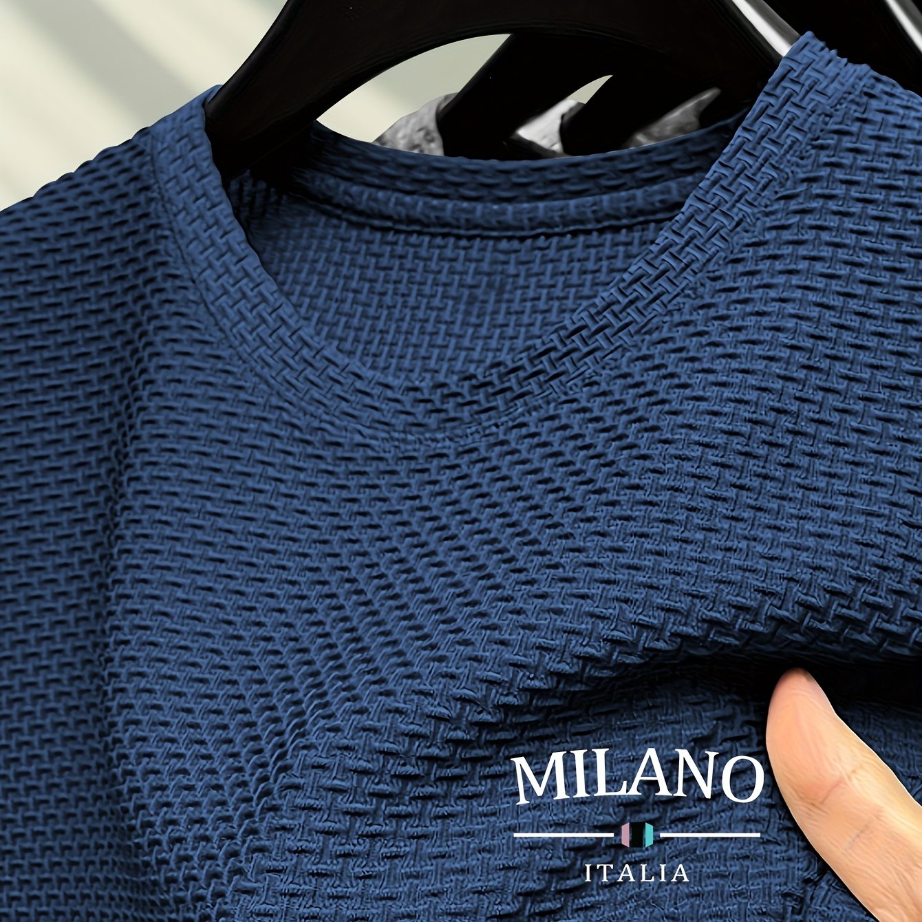 T-shirt à manches courtes et col ras du cou pour homme - Topdecheztop.fr