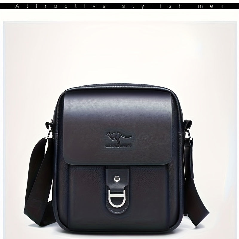 Sac à bandoulière décontracté en cuir PU pour homme, 1 pièce - Topdecheztop.fr