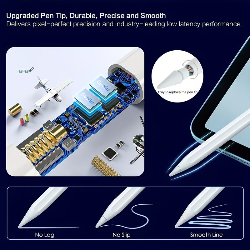Stylet, rechargeable par USB, longue autonomie, stylet tactile haute précision