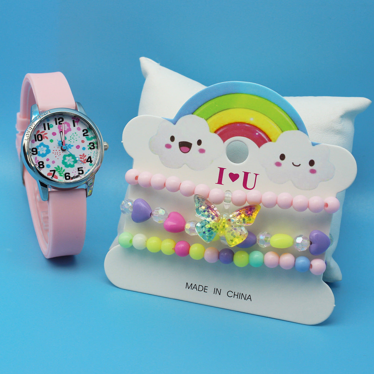 Ensemble de montre de dessin animé mignon pour enfants 7