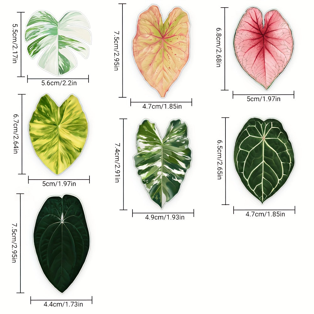 Support de téléphone en forme de feuille de plante tropicale