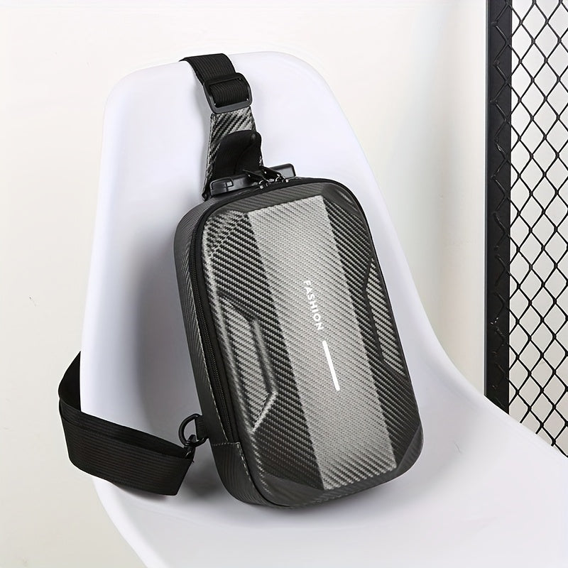 Sac bandoulière rigide tendance pour homme
