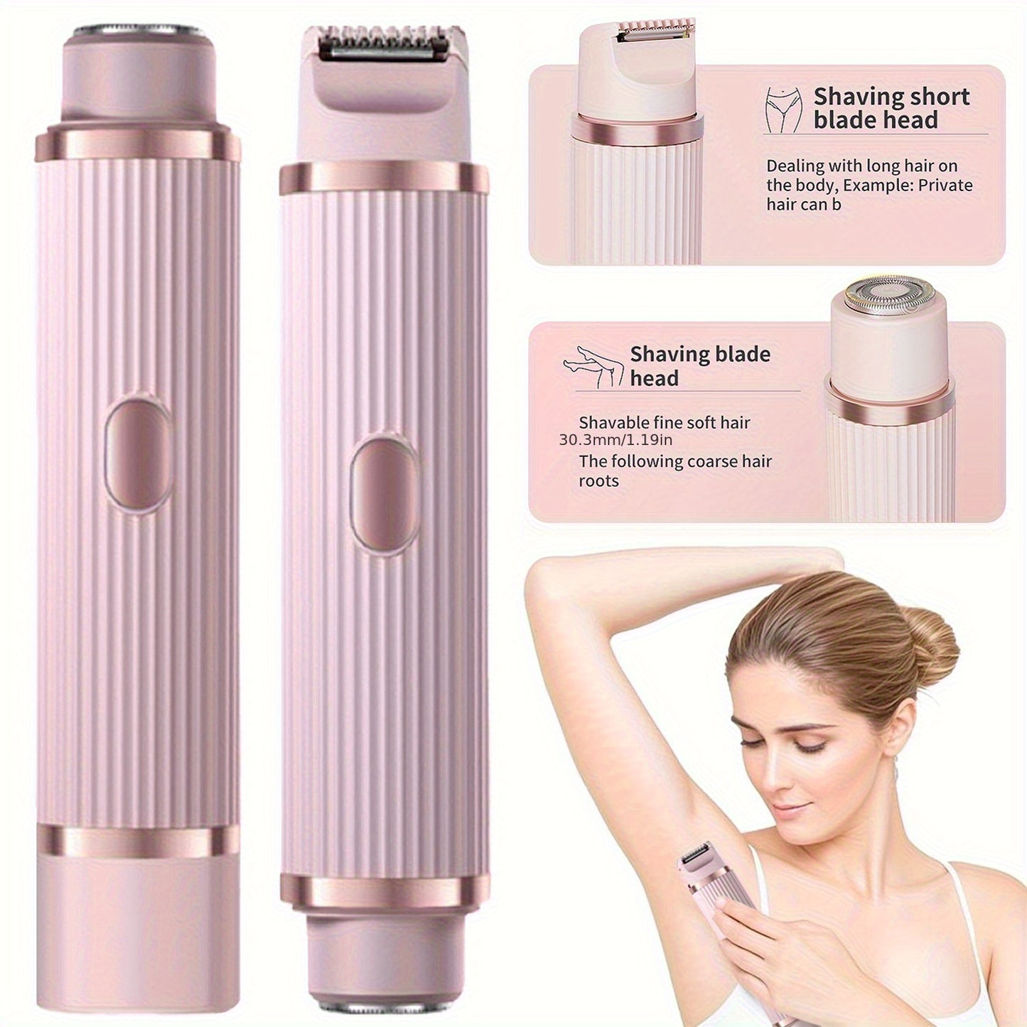 Épilateur électrique 2 en 1 pour usage domestique