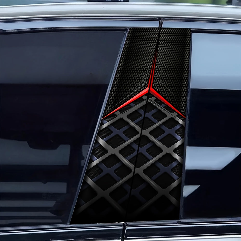 Lot de 2 autocollants géométriques tendance